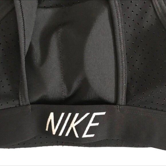 Nike Sports Bra Classic Crossback Black sz XS / S Removeable Pads Breathable - Picture 8 of 12